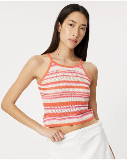 RIPCURL SUN TO SEA CROCHET CAMI