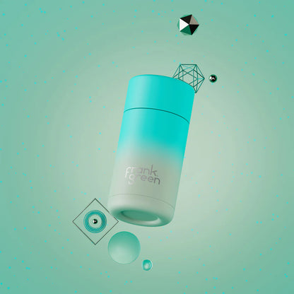 FRANK GREEN GRADIENT FLIP STRAW LID BOTTLE