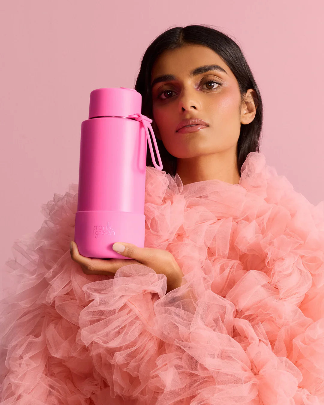 FRANK GREEN 34OZ/1L SSC FLIP STRAW LID BOTTLE