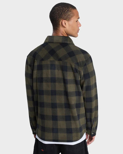 QUICKSILVER MENS BERING STRAIGHT CHECK SHIRT