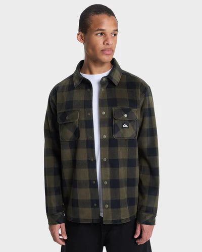 QUICKSILVER MENS BERING STRAIGHT CHECK SHIRT