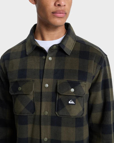 QUICKSILVER MENS BERING STRAIGHT CHECK SHIRT