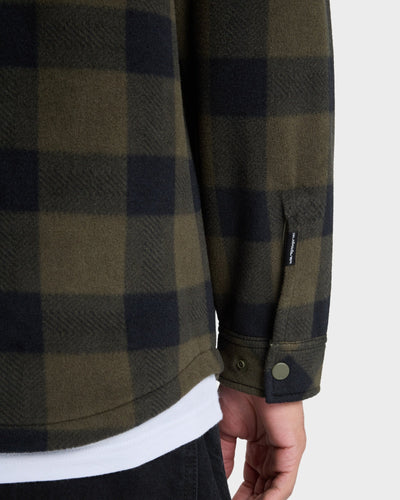QUICKSILVER MENS BERING STRAIGHT CHECK SHIRT