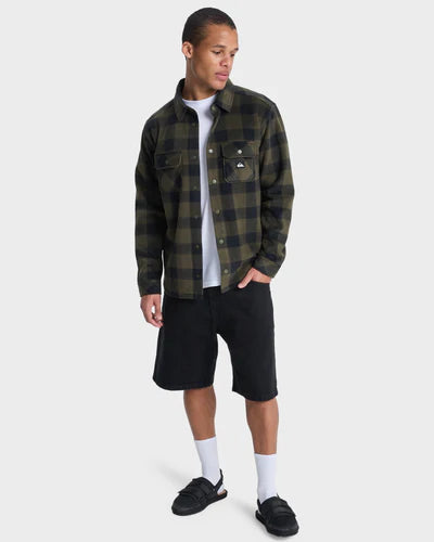QUICKSILVER MENS BERING STRAIGHT CHECK SHIRT