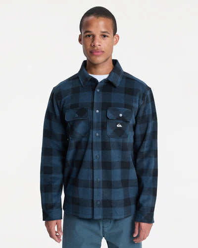 QUICKSILVER MENS BERING STRAIGHT CHECK SHIRT