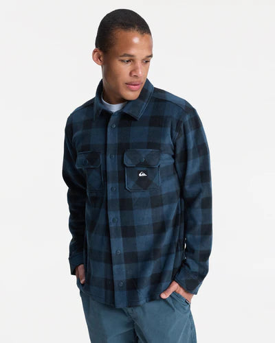 QUICKSILVER MENS BERING STRAIGHT CHECK SHIRT