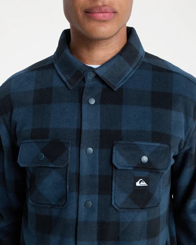 QUICKSILVER MENS BERING STRAIGHT CHECK SHIRT