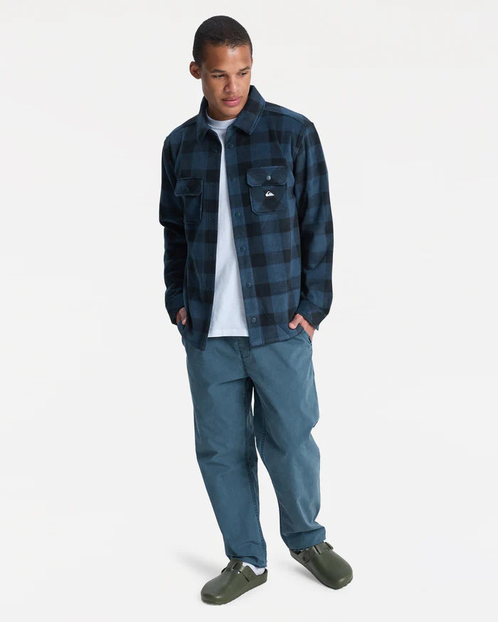 QUICKSILVER MENS BERING STRAIGHT CHECK SHIRT