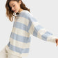 ROXY STRICTLY STRIPES OVERSIZED SWEATER