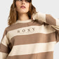 ROXY STRICTLY STRIPES OVERSIZED SWEATER