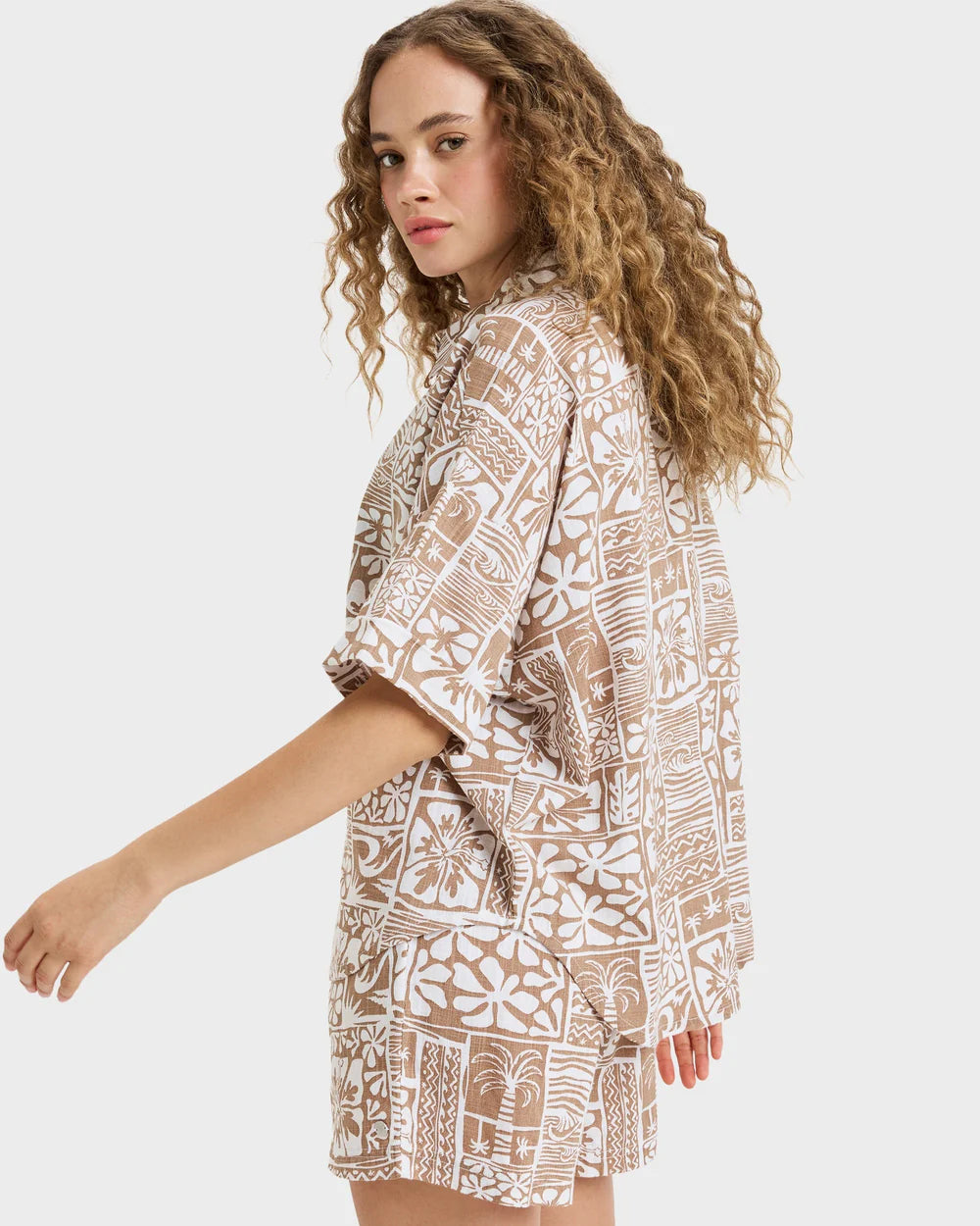 ROXY BEACHY NOSTALGIA SLUB SS SHIRT