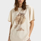 ROXY SUNNYOVERSIZE STONE WASH TEE