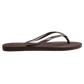 HAVAIANAS SLIM LOGO METALLIC THONGS