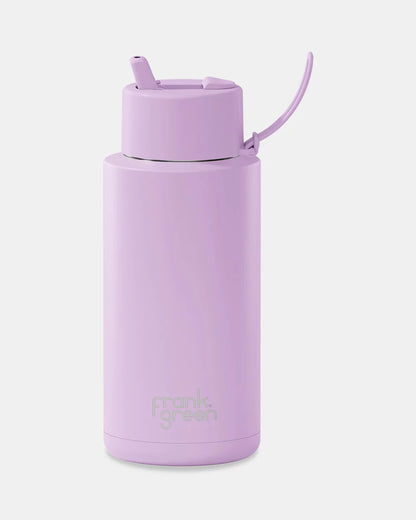 FRANK GREEN 34OZ/1L SSC FLIP STRAW LID BOTTLE