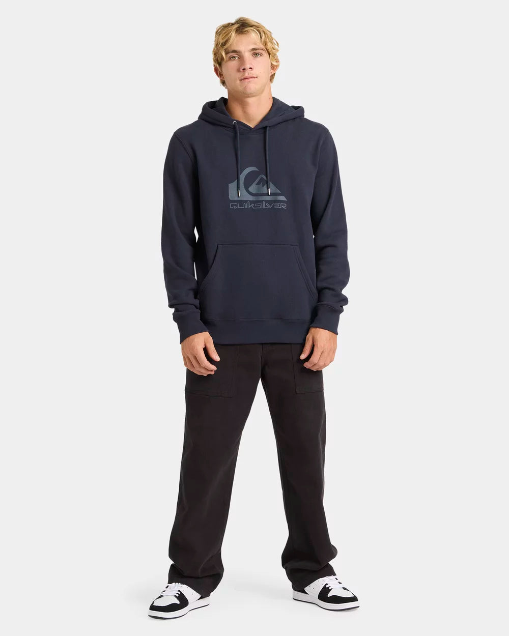 QUICKSILVER MENS COMP LOGO HOODIE