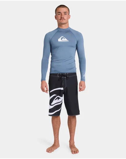 QUICKSILVER ALL TIME LS ID RASH SHIRT MENS