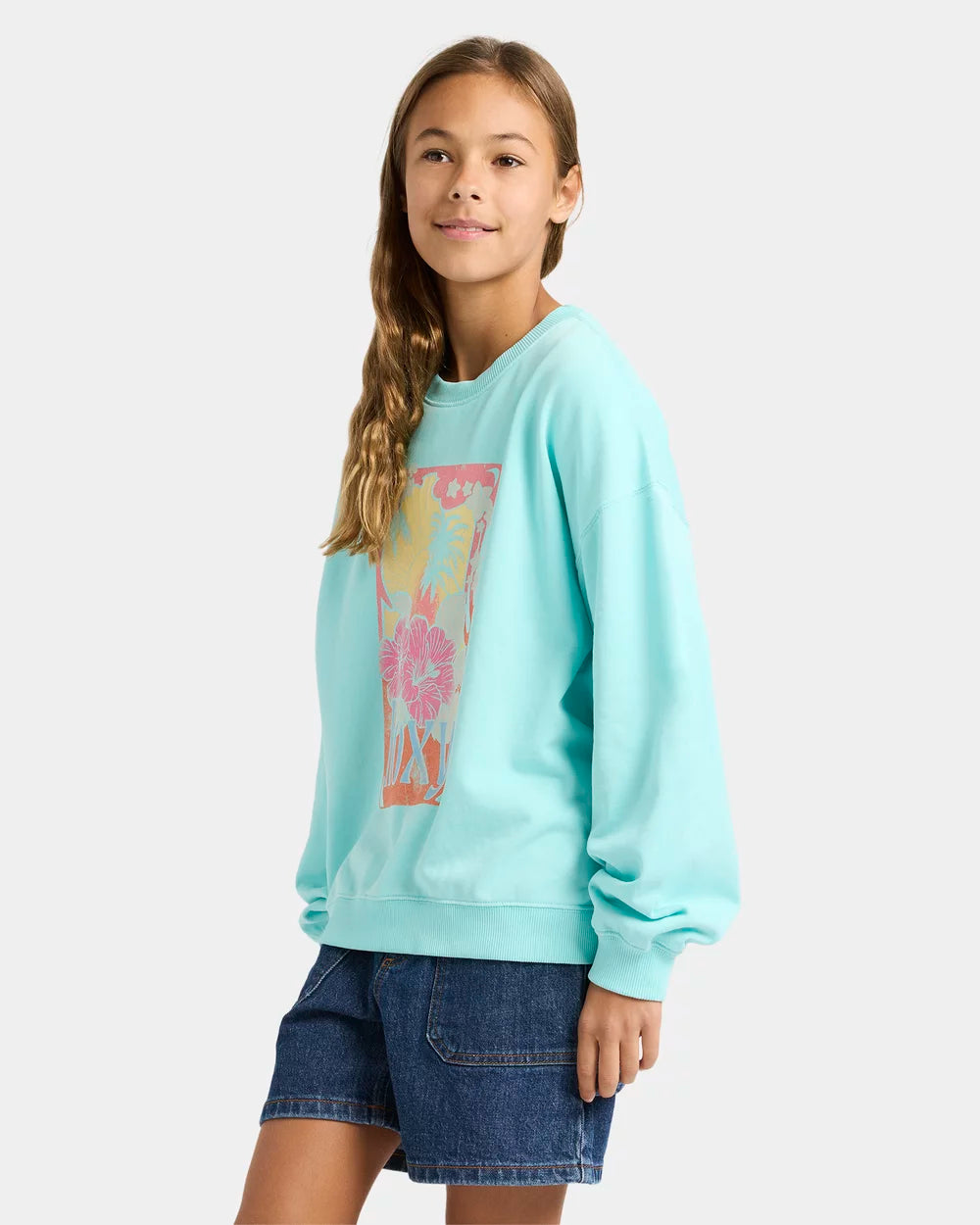 ROXY GIRLS LINEUP CREW JUMPER