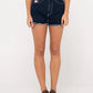RUSTY PENNY KICK FLARE DENIM SHORTS