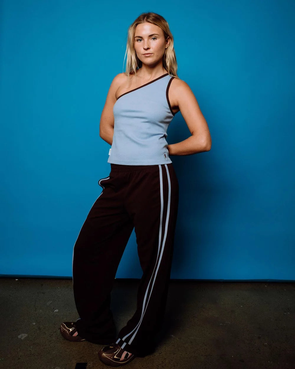 RUSTY ZOE ONE SHOULDER TANK