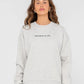 RUSTY ESSENTIALS OVERSWIZED CREW FLEECE