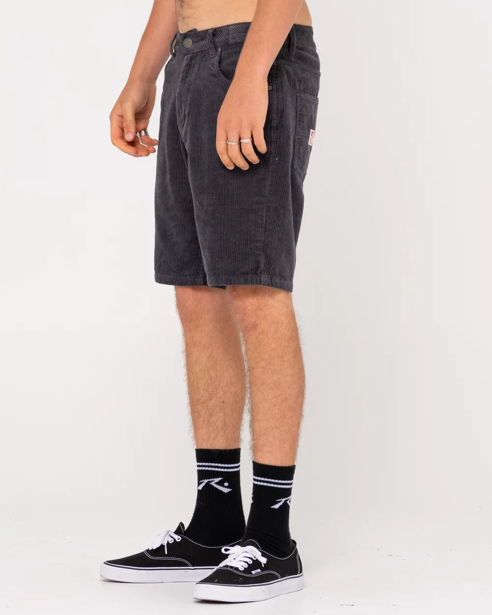 RUSTY MENS RIFTS 5 PKT CORD SHORTS