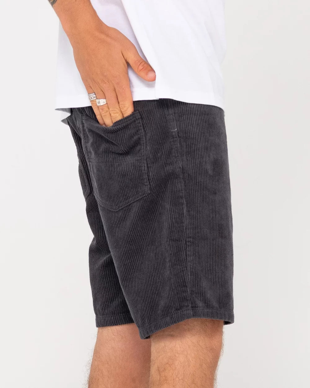 RUSTY MENS RIFTS 5 PKT CORD SHORTS
