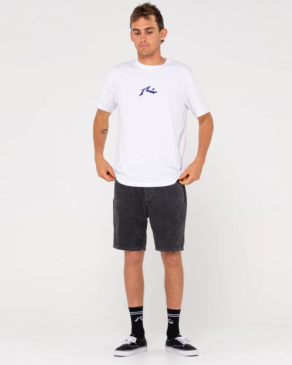 RUSTY MENS RIFTS 5 PKT CORD SHORTS