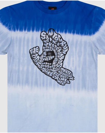 SANTA CRUZ LETTER HAND MONO FRONT SS TEE