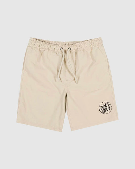 SANTA CRUZ BOYS OPUS DOT CRUZIER  ELASTIC WAIST  BEACH SHORTS