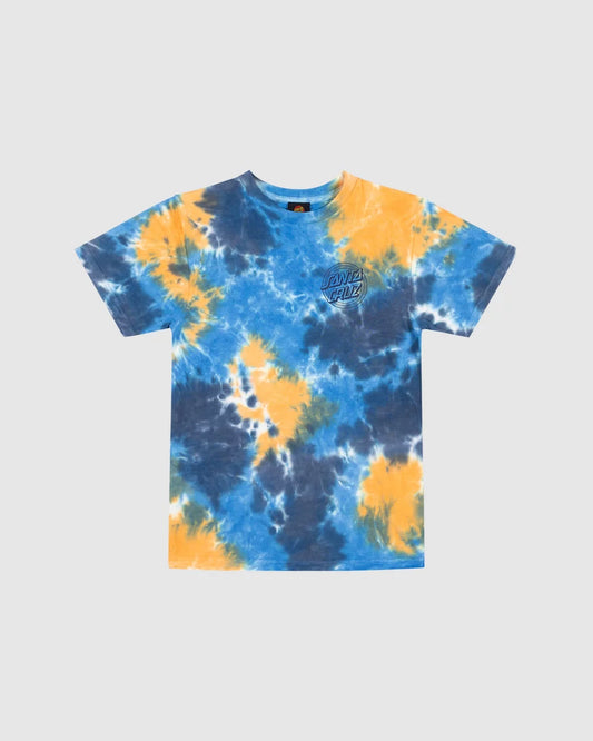 SANTA CRUS BOYS INDUSTRIAL DOT MONO TEE