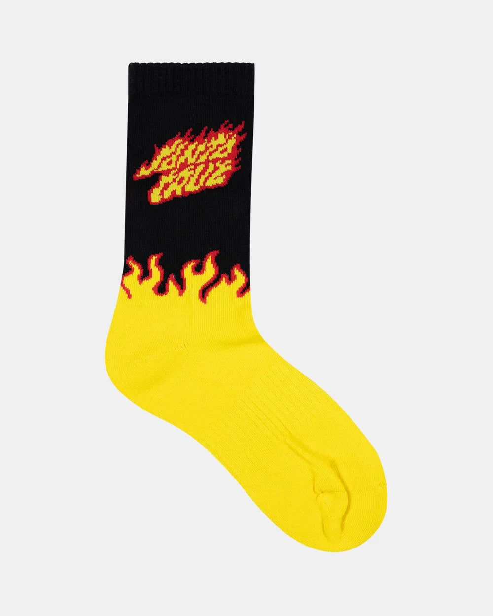 SANTA CRUZ FLAMING STACK CREW 2 PK SOCKS