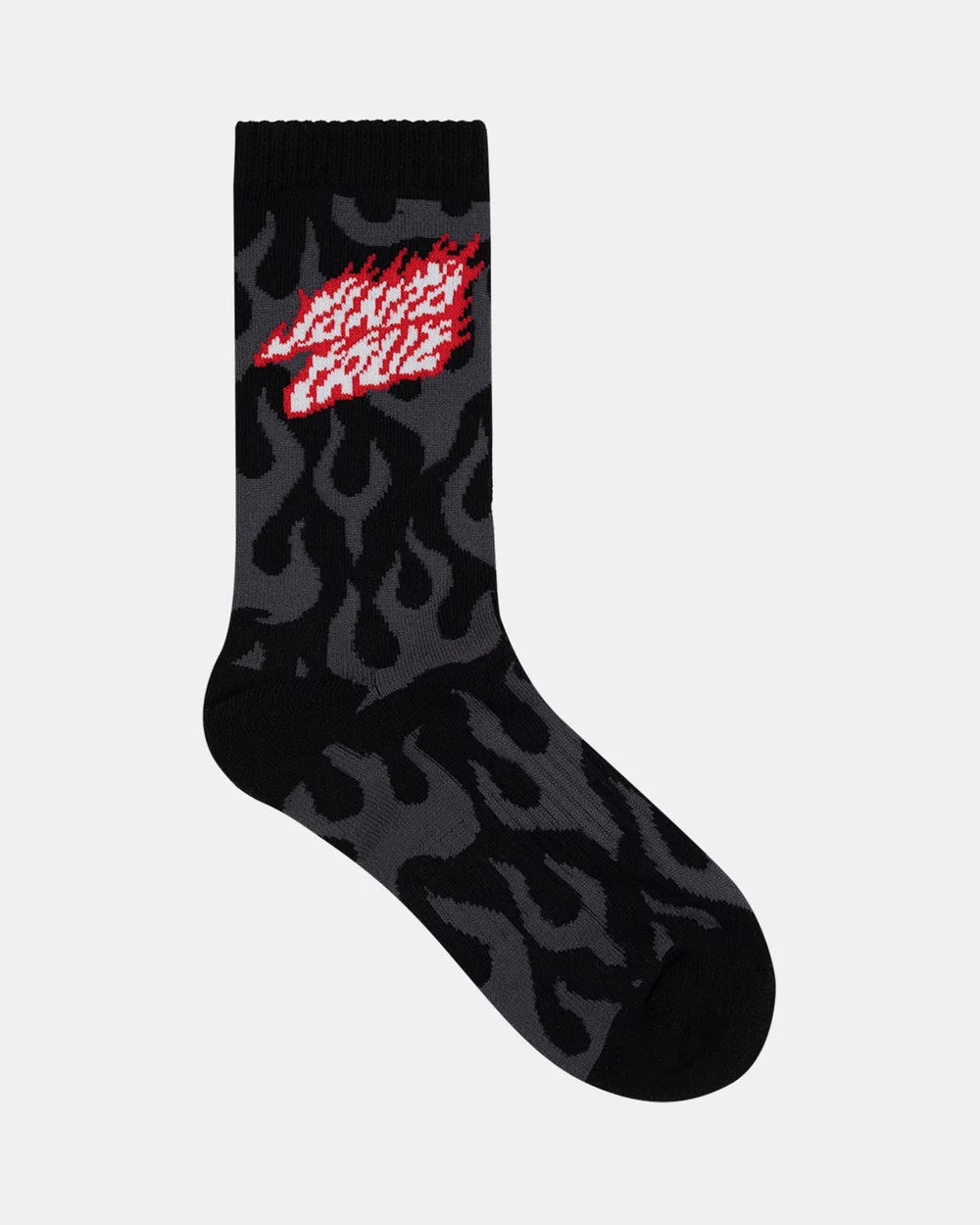 SANTA CRUZ FLAMING STACK CREW 2 PK SOCKS