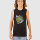 SANTA CRUZ SHARK DOT FRONT MUSCLE TEE