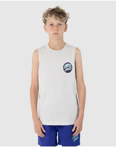 SANTA CRUZ OS BOLD SHADOW DOT MUSCLE TEE