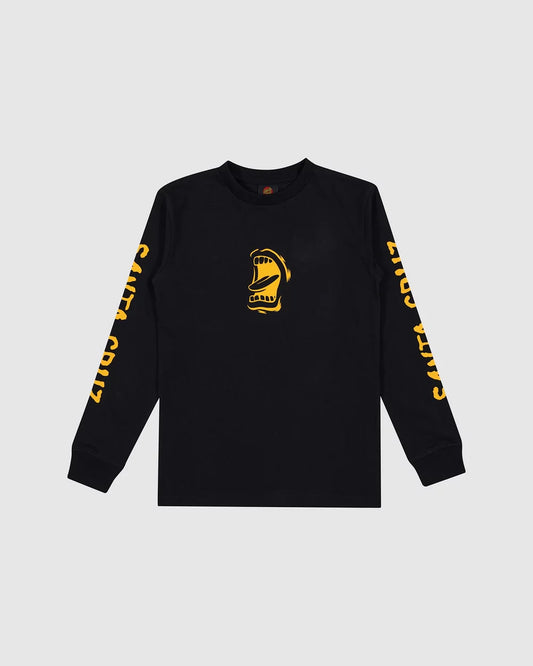 SANTA CRUZ BOYS SCREAMING MOUTH MONO L/S TEE