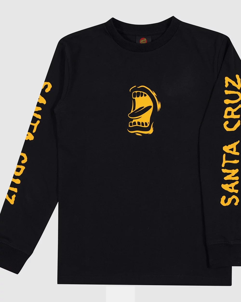 SANTA CRUZ BOYS SCREAMING MOUTH MONO L/S TEE