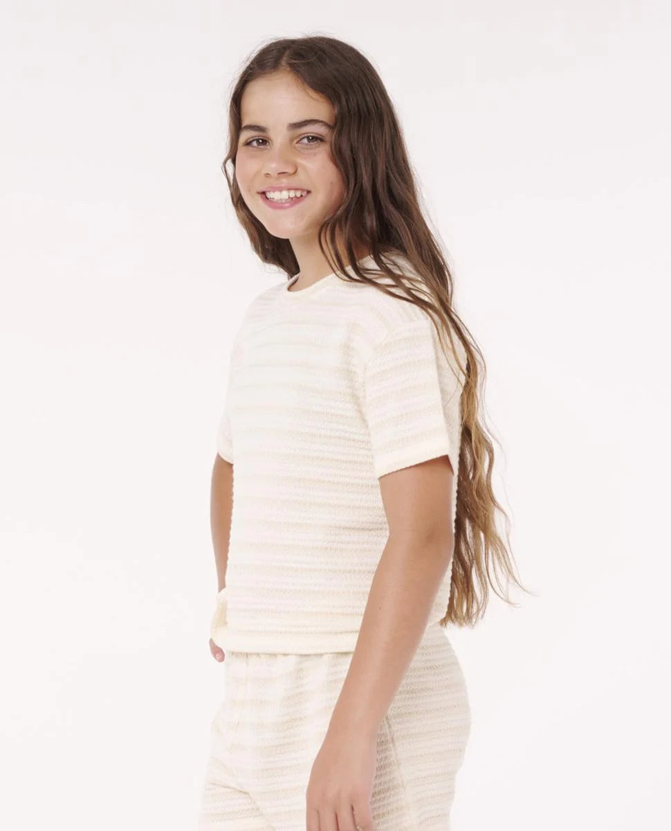 RIPCURL GIRLS PARADISE CLUB BOBBI CROP TOP