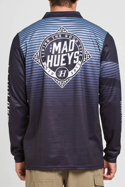 THE MAD HUEYS CHECKERED HUEYS FISHING JERSEY