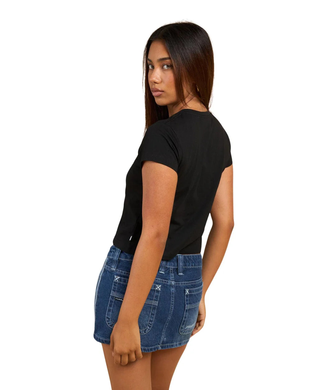 RUSTY WOMENS CORE RELAXED FIT MINI TEE