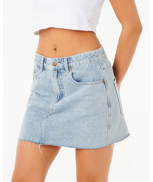 RIPCURL TABBY 2.0 DENIM MINI SKIRT