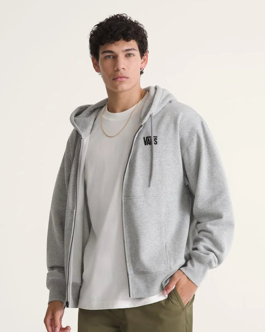 VANS STRETCH LOGO FULL ZIP FLEECE JACKET