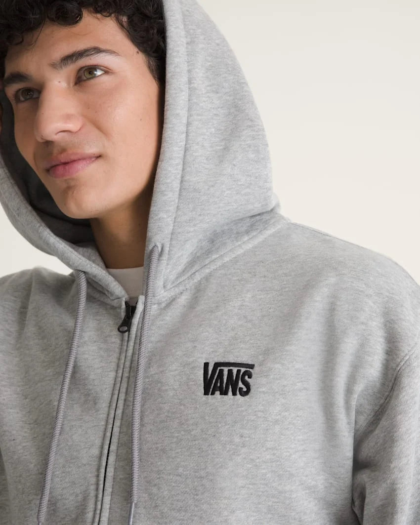 VANS STRETCH LOGO FULL ZIP FLEECE JACKET