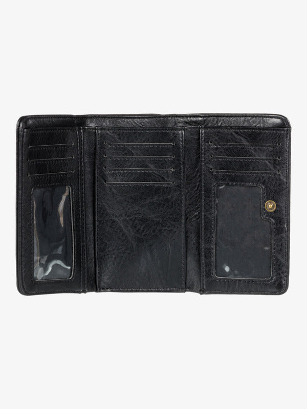 ROXY WOMANS CRAZY DIAMOND TRI-FOLD WALLET