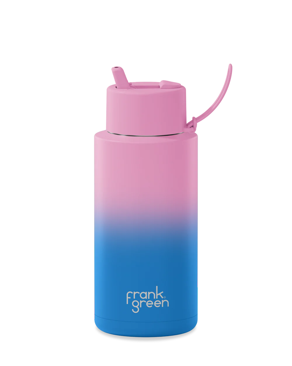 FRANK GREEN 34OZ/1L GRADIENT FLIP STRAW LID BOTTLE