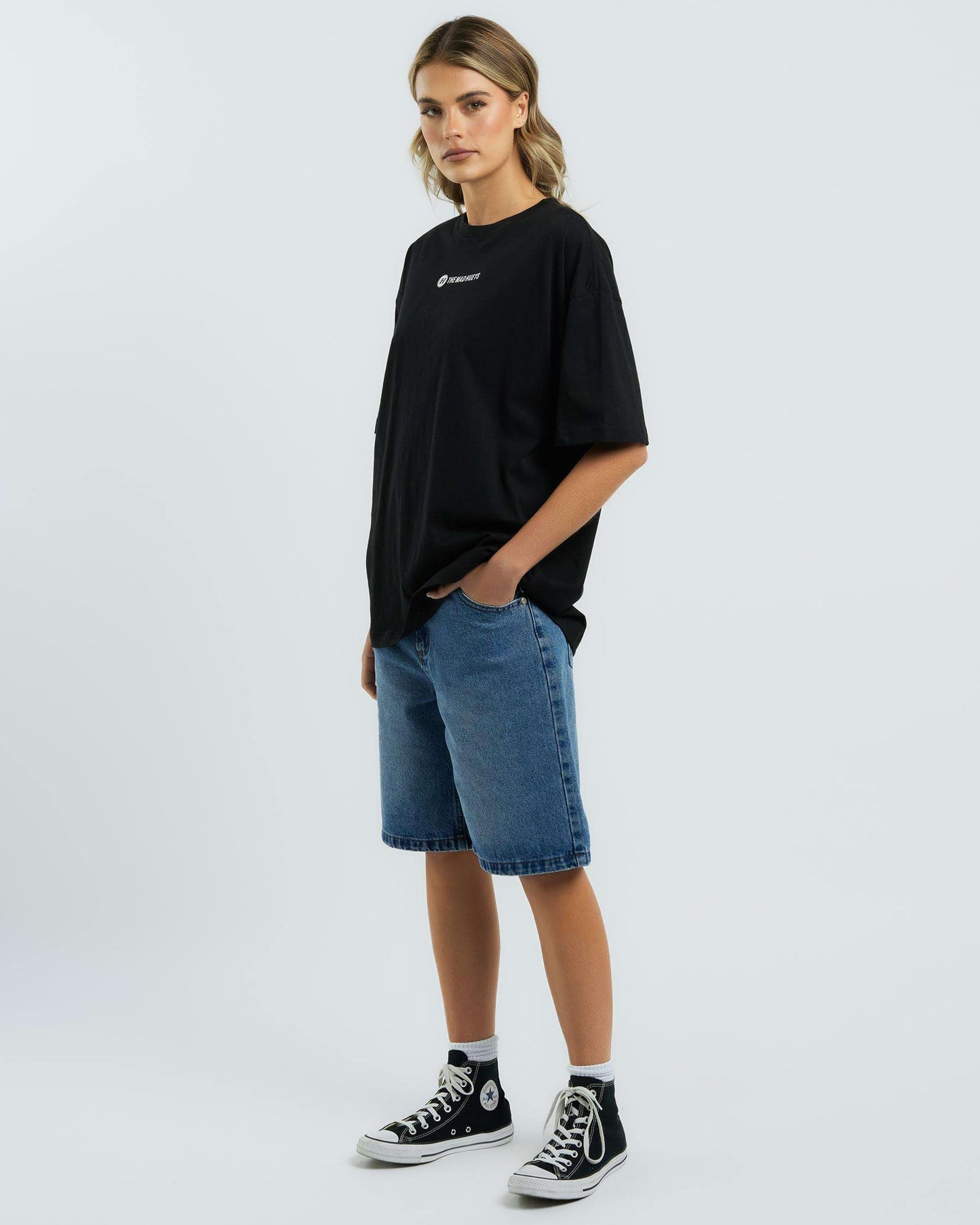 THE MAD HUEYS HUEYS WOMENS OVERSIZED TEE